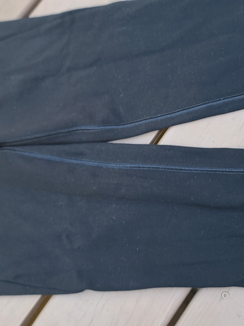 Babaton Navy Blue Straight-Leg Pants